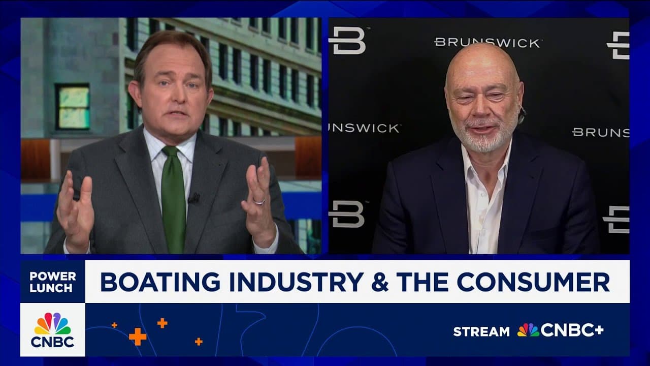 Brunswick CEO: Market has stabilized a bit, seeing mid-to-high single digit revenue growth