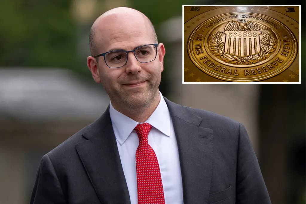 Fed's Stephen Miran says he wants half-point interest rate cut this month
