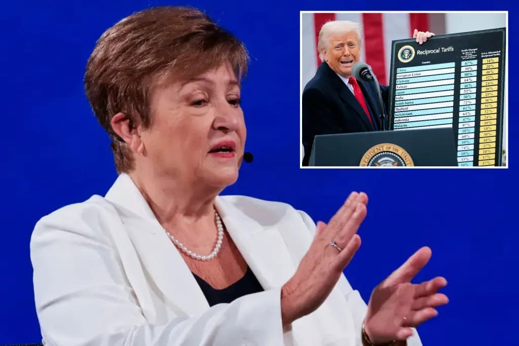 IMF head issues dire warning about tariffs, ‘uncertainty' in the global economy: ‘Buckle up'