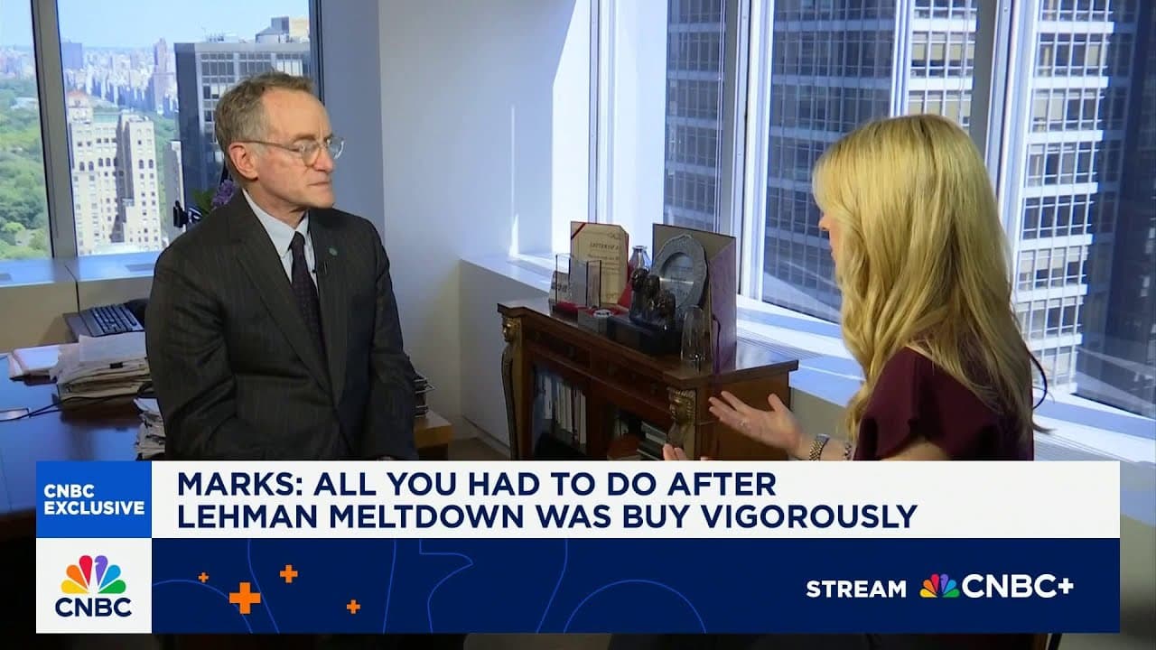 Oaktree Capital's Howard Marks: Valuations right now are high, but not crazy